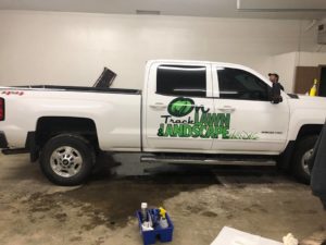Landscaping and Lawn Care truck Sandpoint Idaho